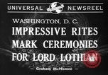 Immagine di Funerali di Stato di Lord Lothian Washington DC USA, 1940, secondo 4 filmato di repertorio 65675046729