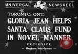 Image of Gloria Jean Toronto Ontario Canada, 1940, second 7 stock footage video 65675046737