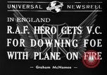 Image of Wife of Victoria Cross recipient World War 2 United Kingdom, 1940, second 6 stock footage video 65675046738
