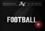 Standbild berühmten Fußball-Highlights von 1940 United States USA, 1940, aus Sekunde 1 historischem Filmmaterial Videoclip 65675046739