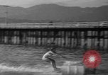 Standbild Waghalsige Sportstunts Anfang der 1940er Jahre United States USA, 1941, aus Sekunde 38 historischem Filmmaterial Videoclip 65675046747