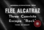 Standbild Sträflinge entkommen Alcatraz Island California USA, 1962, aus Sekunde 4 historischem Filmmaterial Videoclip 65675046759