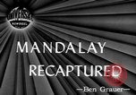 Immagine di Recuperando Mandalay Mandalay Birmania, 1945, secondo 1 filmato di repertorio 65675046764