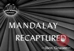 Immagine di Recuperando Mandalay Mandalay Birmania, 1945, secondo 3 filmato di repertorio 65675046764