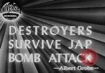 Image of USS Newcomb and Leutze attacked by Kamikaze Pacific Ocean, 1945, second 16 stock footage video 65675046768