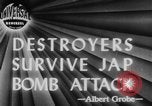 Image of USS Newcomb and Leutze attacked by Kamikaze Pacific Ocean, 1945, second 18 stock footage video 65675046768