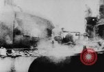 Image of USS Newcomb and Leutze attacked by Kamikaze Pacific Ocean, 1945, second 31 stock footage video 65675046768