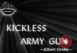 Standbild kickless Gewehre Fort Benning Georgia USA, 1944, aus Sekunde 1 historischem Filmmaterial Videoclip 65675046770