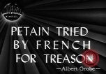 Image of Marshal Philippe Petain Paris France, 1945, second 5 stock footage video 65675046776
