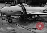 Image of German JU-290 and US P-80 airplanes demonstrated Dayton Ohio USA, 1945, second 55 stock footage video 65675046777