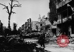 Image of damaged buildings Berlin Germany, 1945, second 12 stock footage video 65675046779