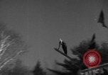 Image of ski jumping Salisbury Connecticut USA, 1950, second 12 stock footage video 65675046783