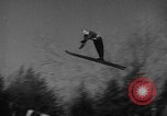 Image of ski jumping Salisbury Connecticut USA, 1950, second 13 stock footage video 65675046783