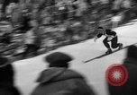 Image of ski jumping Salisbury Connecticut USA, 1950, second 16 stock footage video 65675046783
