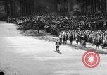 Image of ski jumping Salisbury Connecticut USA, 1950, second 19 stock footage video 65675046783