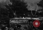 Image of ski jumping Salisbury Connecticut USA, 1950, second 31 stock footage video 65675046783