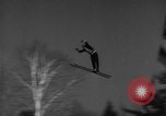 Image of ski jumping Salisbury Connecticut USA, 1950, second 49 stock footage video 65675046783