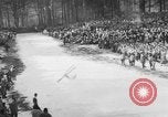Image of ski jumping Salisbury Connecticut USA, 1950, second 55 stock footage video 65675046783