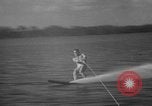 Image of water boarding Florida United States USA, 1950, second 36 stock footage video 65675046784