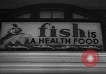 Image of fish being packed Boston Massachusetts USA, 1935, second 23 stock footage video 65675046874