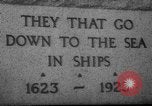 Standbild Fishermen Resort Memorial Gloucester Massachusetts USA, 1935, aus Sekunde 27 historischem Filmmaterial Videoclip 65675046876
