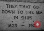 Standbild Fishermen Resort Memorial Gloucester Massachusetts USA, 1935, aus Sekunde 29 historischem Filmmaterial Videoclip 65675046876