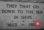 Standbild Fishermen Resort Memorial Gloucester Massachusetts USA, 1935, aus Sekunde 30 historischem Filmmaterial Videoclip 65675046876