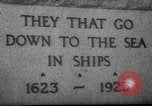 Standbild Fishermen Resort Memorial Gloucester Massachusetts USA, 1935, aus Sekunde 31 historischem Filmmaterial Videoclip 65675046876