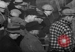Image of sullen crowd views Canadian fishing boat Boston Massachusetts USA, 1935, second 6 stock footage video 65675046899