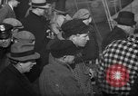 Image of sullen crowd views Canadian fishing boat Boston Massachusetts USA, 1935, second 14 stock footage video 65675046899
