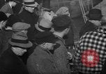 Image of sullen crowd views Canadian fishing boat Boston Massachusetts USA, 1935, second 18 stock footage video 65675046899