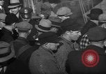 Image of sullen crowd views Canadian fishing boat Boston Massachusetts USA, 1935, second 25 stock footage video 65675046899