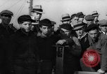 Image of sullen crowd views Canadian fishing boat Boston Massachusetts USA, 1935, second 62 stock footage video 65675046899