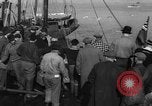 Image of crowd watches Canadian boat Boston Massachusetts USA, 1935, second 4 stock footage video 65675046901