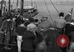 Image of crowd watches Canadian boat Boston Massachusetts USA, 1935, second 7 stock footage video 65675046901