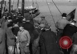 Image of crowd watches Canadian boat Boston Massachusetts USA, 1935, second 16 stock footage video 65675046901