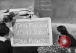 Image of Japanese internees adult education San Bruno California USA, 1942, second 3 stock footage video 65675046922