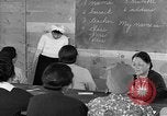 Image of Japanese internees adult education San Bruno California USA, 1942, second 6 stock footage video 65675046922