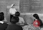 Image of Japanese internees adult education San Bruno California USA, 1942, second 8 stock footage video 65675046922