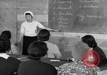 Image of Japanese internees adult education San Bruno California USA, 1942, second 10 stock footage video 65675046922