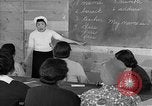 Image of Japanese internees adult education San Bruno California USA, 1942, second 12 stock footage video 65675046922