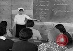 Image of Japanese internees adult education San Bruno California USA, 1942, second 15 stock footage video 65675046922