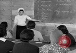 Image of Japanese internees adult education San Bruno California USA, 1942, second 16 stock footage video 65675046922