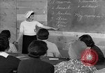 Image of Japanese internees adult education San Bruno California USA, 1942, second 17 stock footage video 65675046922