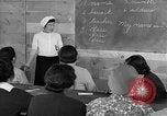 Image of Japanese internees adult education San Bruno California USA, 1942, second 19 stock footage video 65675046922