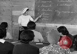 Image of Japanese internees adult education San Bruno California USA, 1942, second 28 stock footage video 65675046922