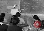 Image of Japanese internees adult education San Bruno California USA, 1942, second 30 stock footage video 65675046922