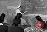 Image of Japanese internees adult education San Bruno California USA, 1942, second 34 stock footage video 65675046922