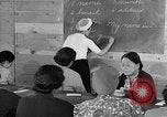 Image of Japanese internees adult education San Bruno California USA, 1942, second 39 stock footage video 65675046922