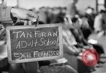 Image of Japanese internees adult education San Bruno California USA, 1942, second 54 stock footage video 65675046922